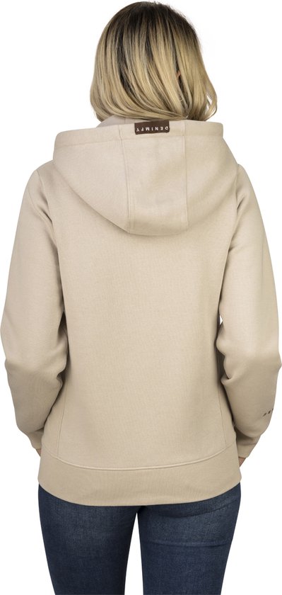 DENIMFY Veste Sweat Femme DFClara coupe régulière Beige M Adultes
