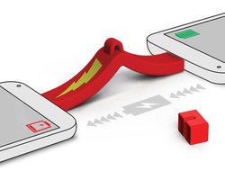 Mustard Desktop USB Connecter - Juice Booster - Rood