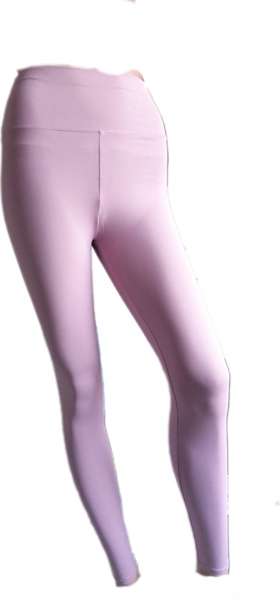 Leggings de sport - Femme - Taille haute - Taille SM 36-38 - Leggings de Yoga - Couleur Rose - Push-Up