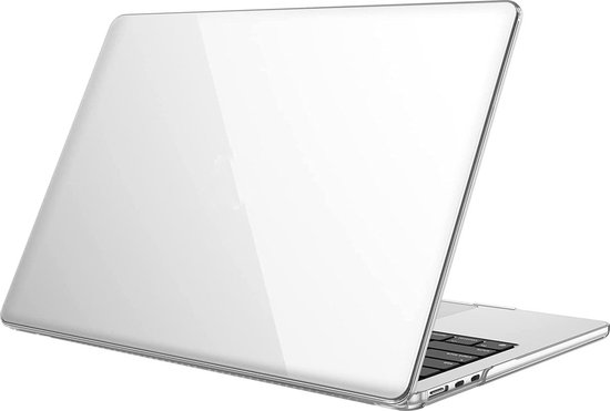 Laptopcover - Geschikt voor MacBook Air 13,6 inch - Case - Cover Hardcase - A2681 M2 (2022) - Transparant