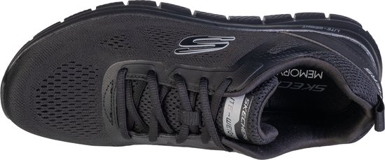 Skechers Track-Broader 232698- BBK, Homme, Zwart, Baskets pour femmes, Chaussures de sport, taille: 46