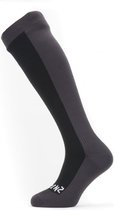 Sealskinz Worstead waterdichte sokken Black/Grey - Unisex - maat XL