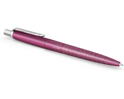 Parker Jotter balpen | Speciale editie | Tokyo Roze met chroomafwerking | Blauwe inkt | Geschenkverpakking