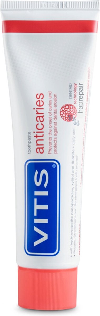 Goedkoopste 2x Vitis Tandpasta Anticaries 75 ml