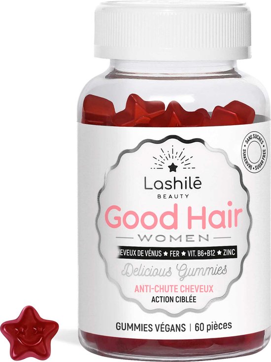 Lashilé Beauty Good Hair Women-gummies | Haaruitval 60 Fruitgummie