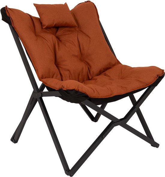 Bo-Camp - Industrial - Relaxstoel - Brandon - Cationic - Clay van Bo-Camp — afbeelding 4