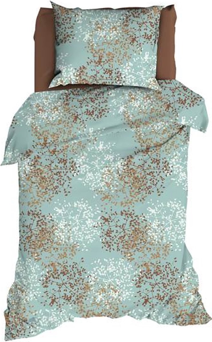 Satin d'Or Bellini Dekbedovertrek - Eenpersoons - 140x200/220 cm - Taupe