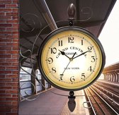 Horloge de gare - Horloges murales - Horloge murale - Horloge rotative - Klok pour salon - Zwart