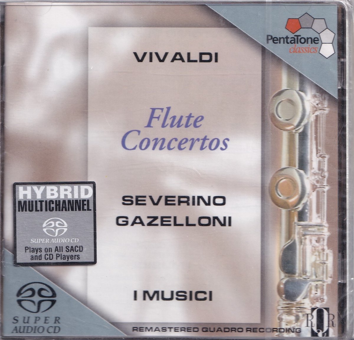 Super Audio CD Flute Concertos - Antonio Vivaldi - Severino Gazelloni (fluit), I Musici