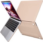 Laptopcover - Geschikt voor MacBook Air 13,3 inch - Case - Cover Hardcase - A1932 (2018) - Metallic Goud