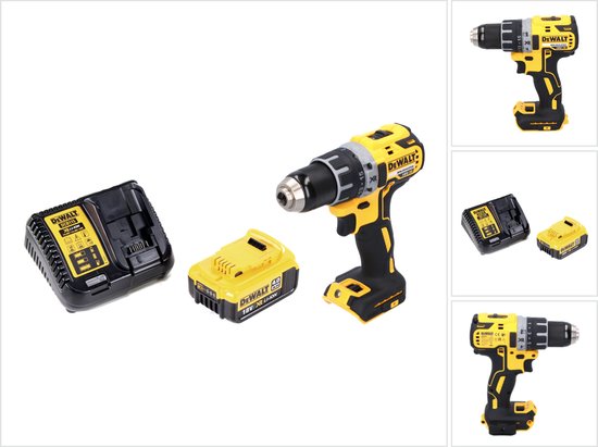 DeWalt DCD 791 M1 accuschroefboormachine 18 V 70 Nm borstelloos + 1x oplaadbare accu 4.0 Ah + oplader