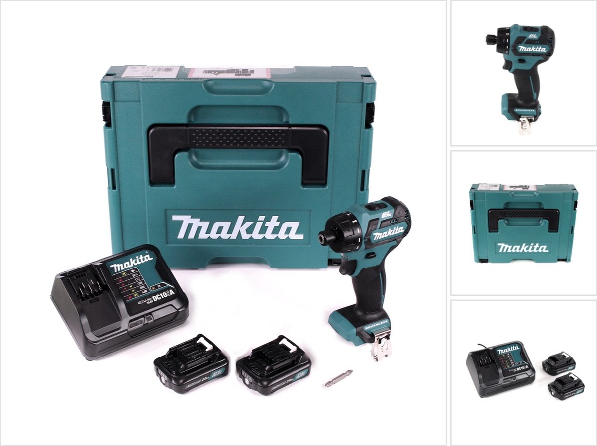 Makita DF032DSAJ Boor-/Schroefmachine 10,8V 2,0Ah Li-ion in Mbox thumbnail 2