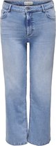 Only Carmakoma Willy Wide Leg Fit Tai006 Jeans Met Hoge Taille Blauw 50 / 32 Vrouw