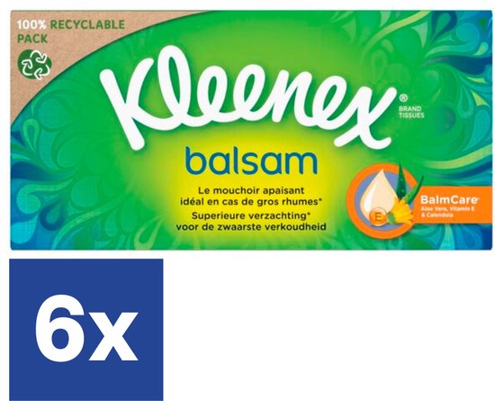 Foto: Kleenex balsam zakdoeken 6 stuks