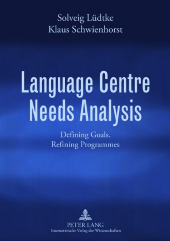 Language Centre Needs Analysis - cover