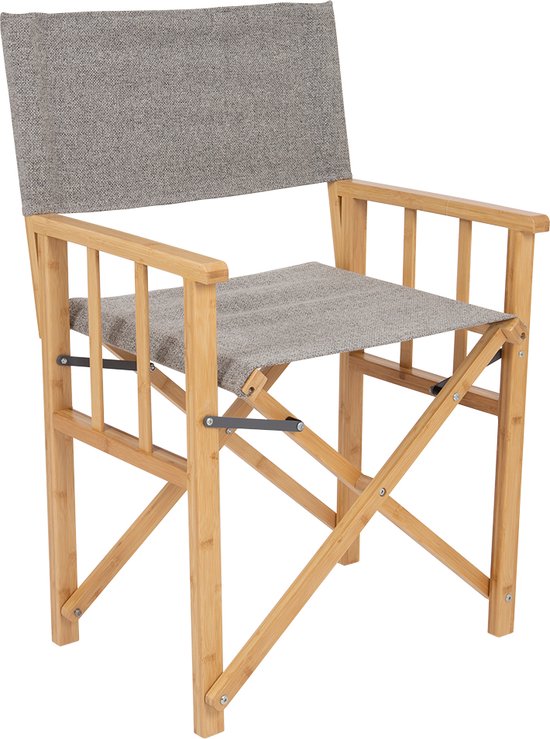 Bo-Camp - Urban Outdoor - Regisseursstoel - Chichester - Grijs van Bo-Camp — afbeelding 4