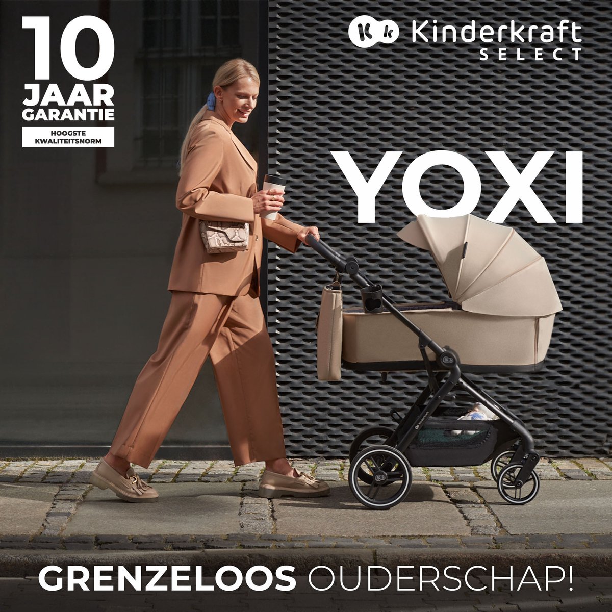 Kinderkraft YOXI 2-in-1 Kinderwagen Lichtgewicht & - afbeelding 3