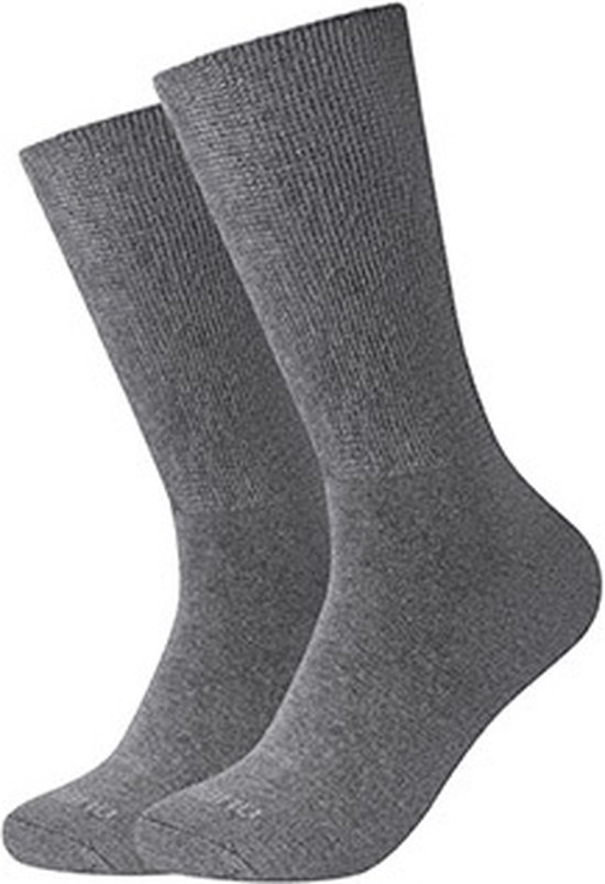 Camano super soft 2 PACK 35/38 Chaussettes Diabetis Anthracite sans couture sans élastique