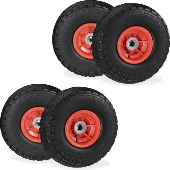Roda Pneumática De Carrinho De Mão 70 Kg 10X3 260X85 Mm Para Plataformas De Transporte Primematik Mrkean 8434852190169