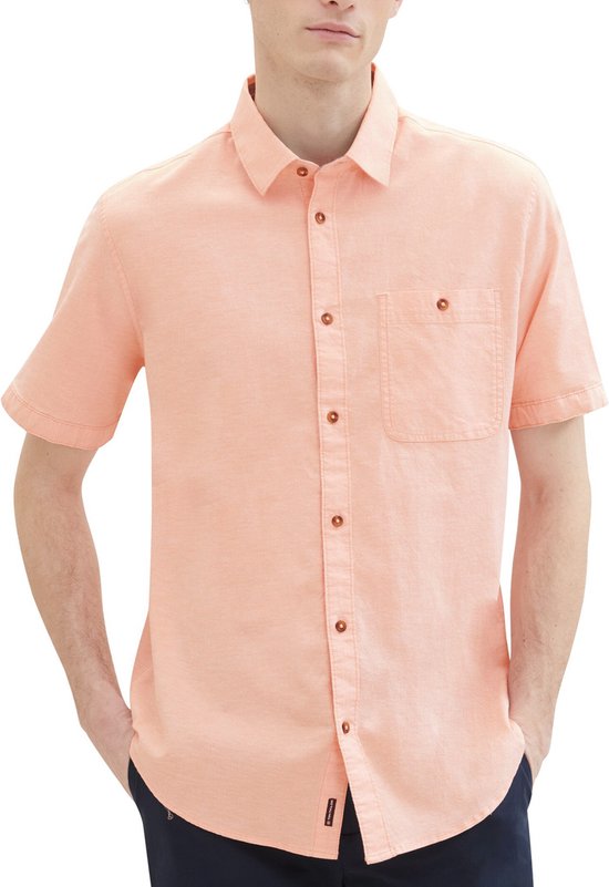 Chemise à manches courtes Tom Tailor - 1040122 Oranje (Taille: XL)