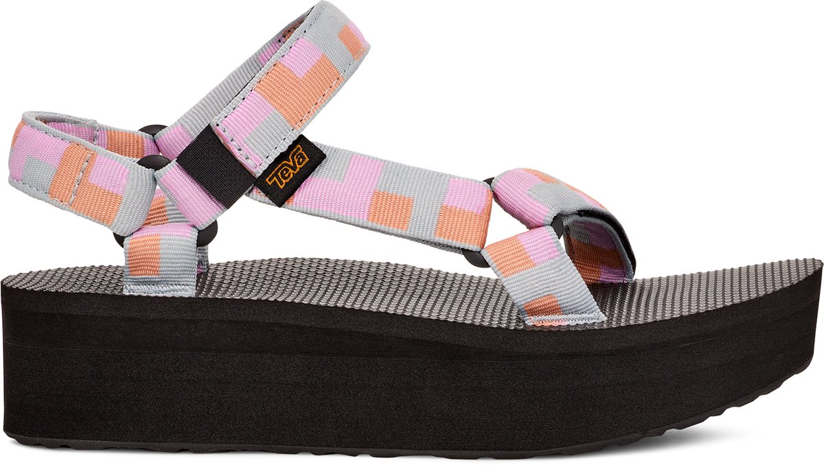 Teva FLATFORM UNIVERSAL Dames Sandalen Zwart