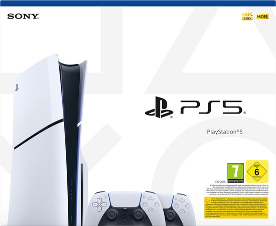 PlayStation 5 - Disc Edition - Slim - 2 DualSense Draadloze Controllers Bundel - Sony Playstation