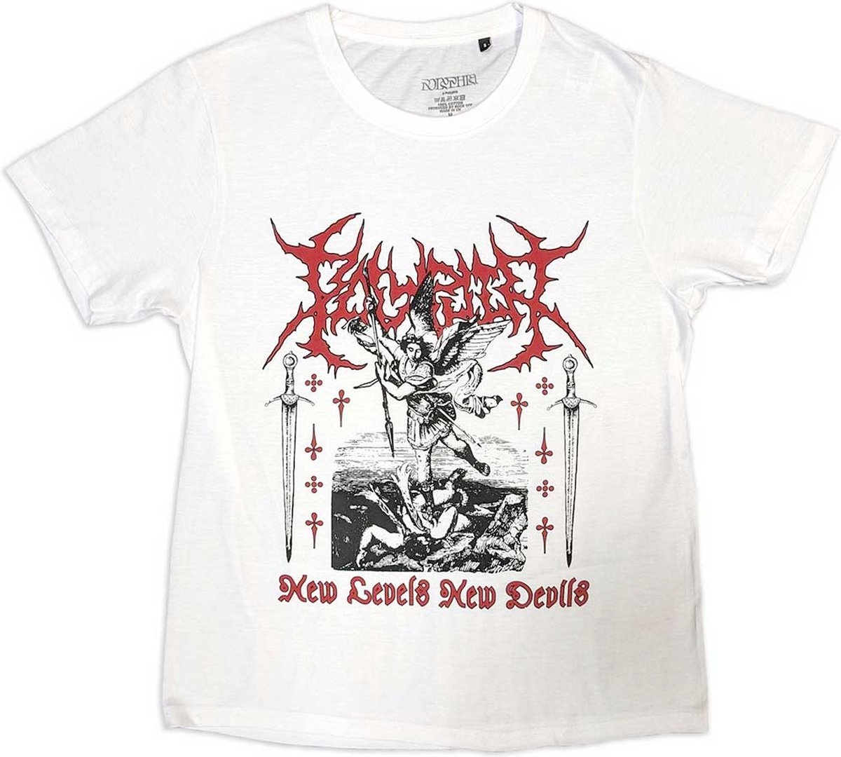 Polyphia - Spear Angel Heren T-shirt - L - Wit