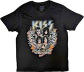 Kiss - End Of The Road Wings Heren T-shirt - M - Zwart