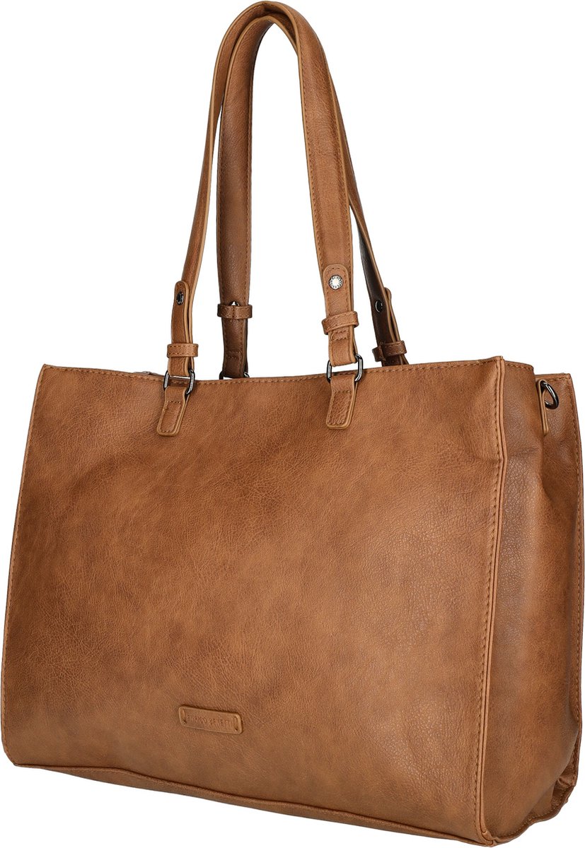 Enrico Benetti Lily Shopper 15 inch laptopvak – 66725 – Cognac