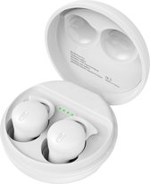 EstYo - Bluetooth Oordopjes - Draadloze oordopjes - Draagcomfort- Onafhankelijk Getest- Wit - Mooi geluid - Lange Batterijduur - Oortjes Draadloos - Sport oordopjes - Slaap oordopjes - Batterij indicator - Draadloze oortjes- Touch bediening