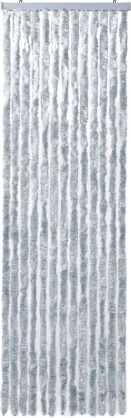 Arsvita Kattenstaartgordijn 80 x 200 cm, gemêleerd donkergroen-wit, perfecte insecten- en inkijkbescherming voor je balkon- en terrasdeur, vele kleuren
