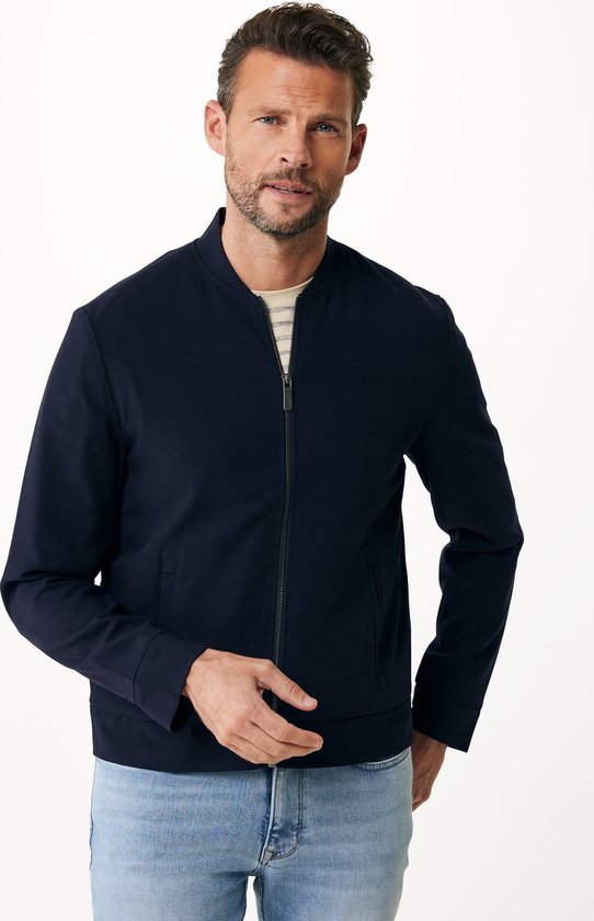 Lightweight Woven Bomber Mannen - Navy - Maat XL