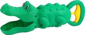 Zandschep krokodil groen 35 cm | kinderschep | zandgrijper