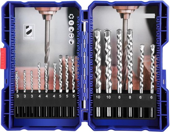 Bovenfrees Accessoires Frezenset - 8 mm - 15-delig