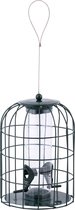 Mangeoire/cage d'alimentation en métal 26 cm - Moineaux/Mésanges petits oiseaux - Mangeoires d'hiver