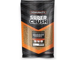 Sonubaits Super Crush Maggot Fishmeal Groundbait – Vismeel Lokvoer met Gedroogde Maden