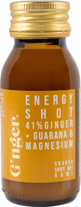 Recharge Gember Shot | G'nger | Pure Voeding - Puur Mieke Recharge Gember Shot | G'nger | Pure Voeding - Puur Mieke