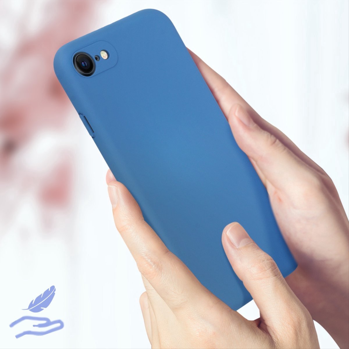 CHPN -Telefoonhoes - Telefooncover - Geschikt voor de Apple iPhone 7/8 - iPhonehoesje - Blauw Smartphone hoesje