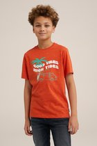 WE Fashion Jongens T-shirt met opdruk