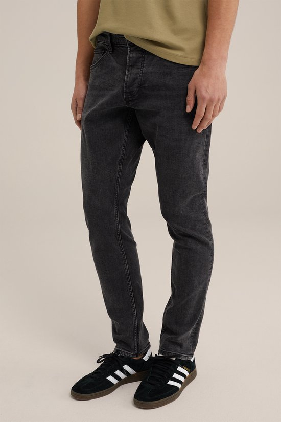 WE Fashion Heren slim fit jeans met medium stretch