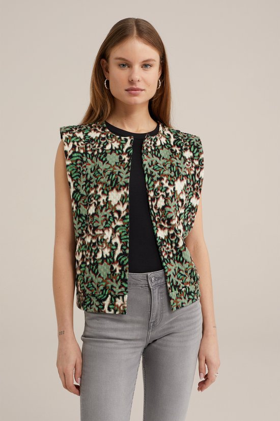 WE Fashion Dames gilet met dessin