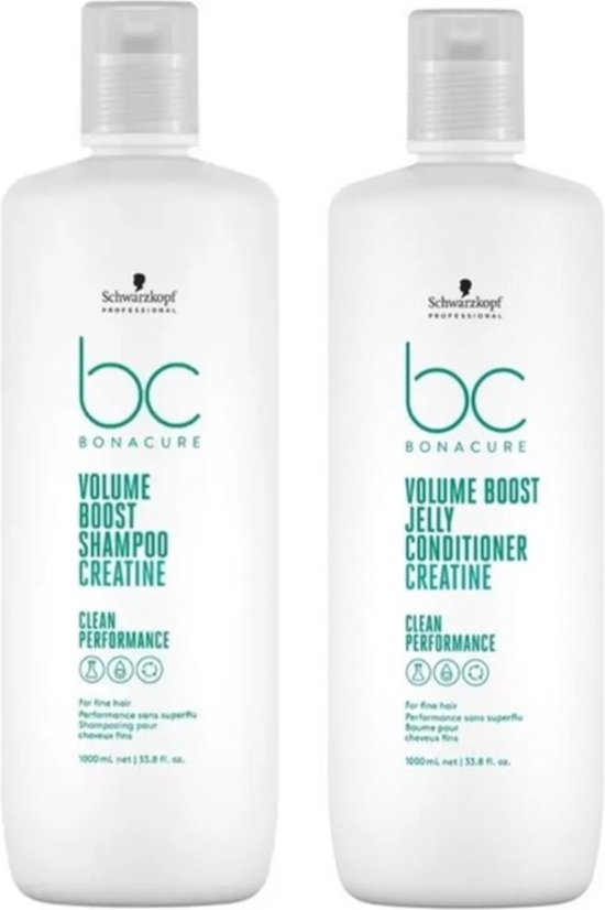 Schwarzkopf BC Volume Boost Shampoo & Conditioner - 2x1000ml