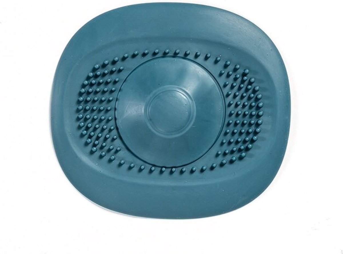 Goedkoopste CHPN - Universele Gootsteenstop - Stopper - Blauw - Siliconen - Gootsteen dop - Gootsteen stop - Stop - Haarfilter - Afvoerstop