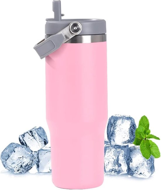 GZYSL 500ML Geïsoleerde Thermosbeker RVS Vacuümfles Dubbelwandig 304SS RVS Water
