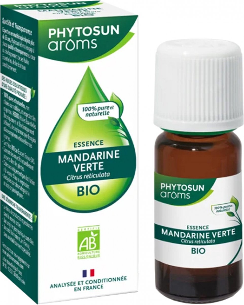 Goedkoopste Phytosun Arôms Groene Mandarijn Essence (Citrus Reticulata) Bio 10 ml