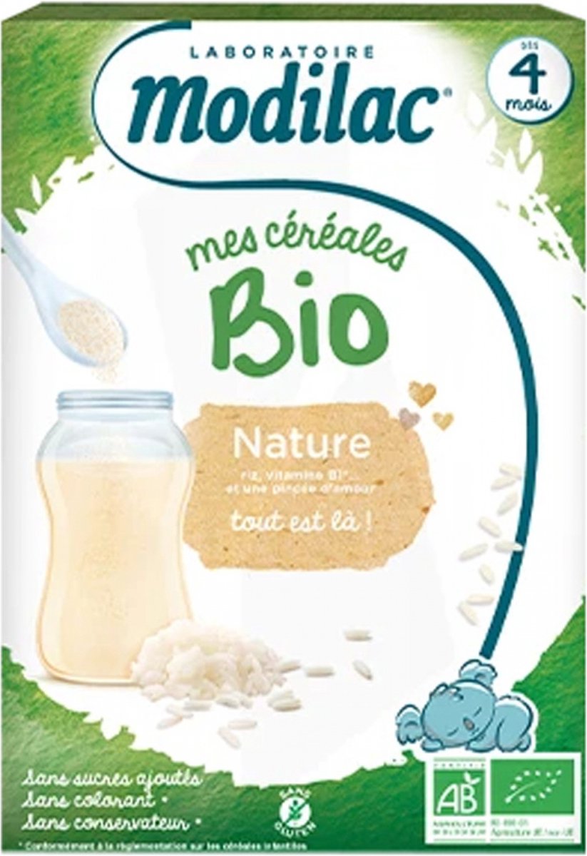 Goedkoopste Modilac Mes Céréales Bio Dès 4 Mois Nature 250 g