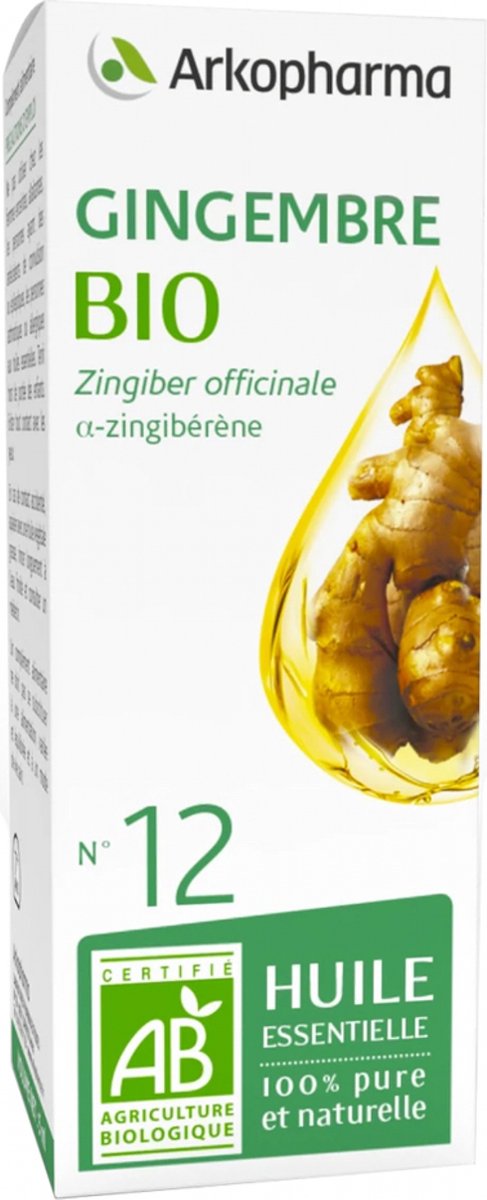 Arkopharma Gember (Zingiber Officinale) Etherische Olie Bio N°12 5 ml