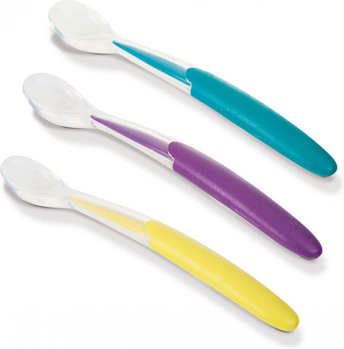 NUK - Soft Siliconen lepel - 3 kleuren