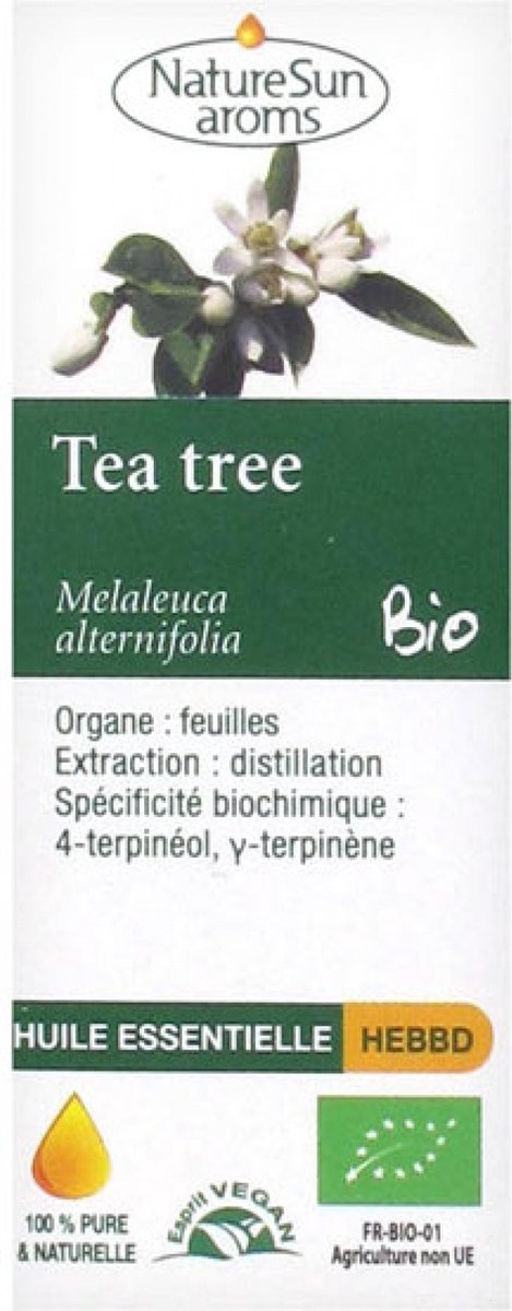 Goedkoopste NatureSun Aroms Etherische Tea Tree Olie (Melaleuca Alternifolia) Biologisch 10 ml