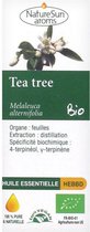 NatureSun Aroms Etherische Tea Tree Olie (Melaleuca Alternifolia) Biologisch 10 ml